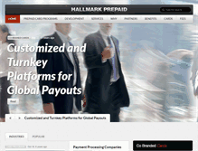 Tablet Screenshot of hallmarkprepaid.com